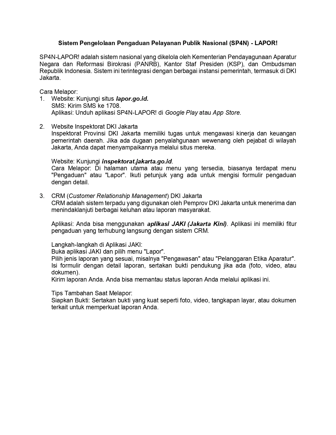 Layanan Publik